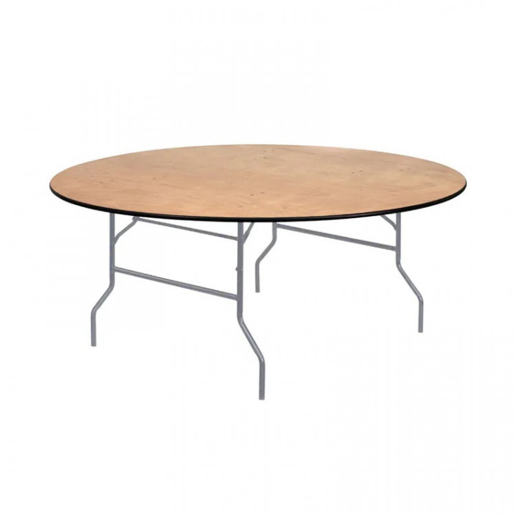 60 Wooden Round Table