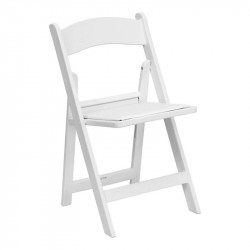 White Padded Garden Chair